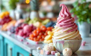 Typisches handwerklich hergestelltes Eis aus Rom und Neapel