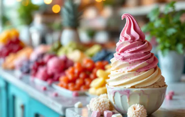 Helado artesanal típico de Roma y Nápoles