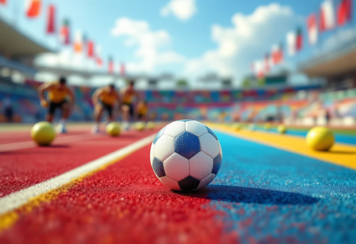 Giorgia Meloni beim Besuch der Special Olympics in Turin