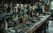Immagine di un laboratorio clandestino in Varese