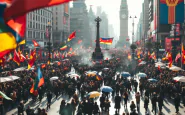 Manifestazione di Forza Nuova a Roma con tensioni