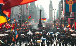 Manifestazione di Forza Nuova a Roma con tensioni