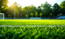 Ragazzo di 14 anni in campo da calcio a Napoli
