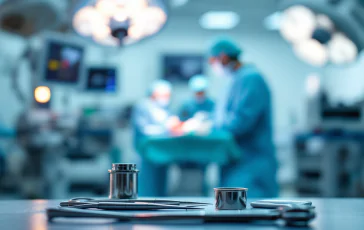 Mujer en quirófano durante una liposucción