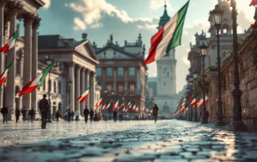 Feierlichkeiten zum 80. Jahrestag der Befreiung Italiens