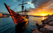 L'Amerigo Vespucci in visita a Durazzo, Albania