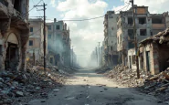 Immagine che rappresenta le conseguenze degli attacchi aerei a Gaza