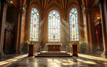 Imagen que representa el bautismo en la Iglesia Católica