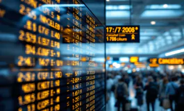Aeroporto vuoto a causa di blackout in Spagna e Portogallo