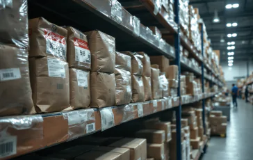 Scoperta di un deposito di prodotti contraffatti a Orta di Atella