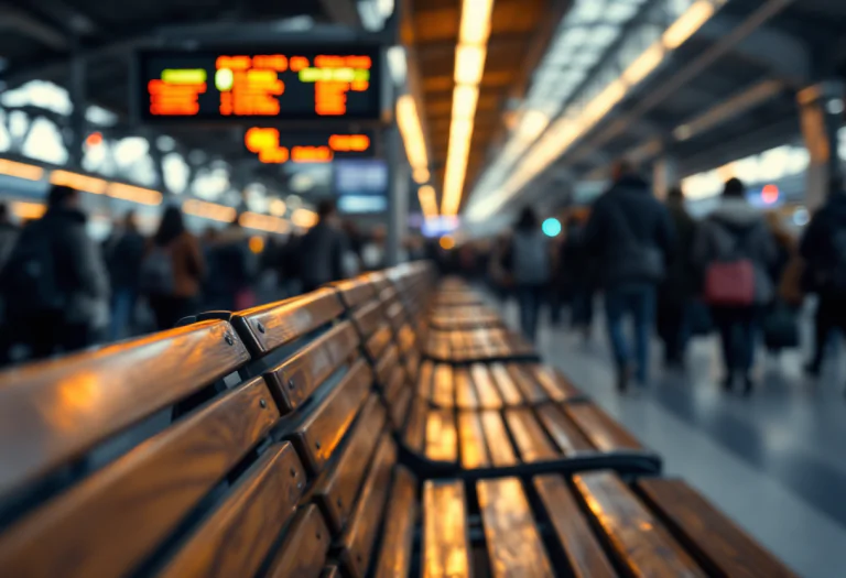 Treno in ritardo durante il giorno di Pasqua 2023