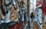 Manifestazione proPal a Milano con partecipanti e striscioni