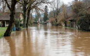 Rubiana sommersa da acqua e fango dopo esondazione