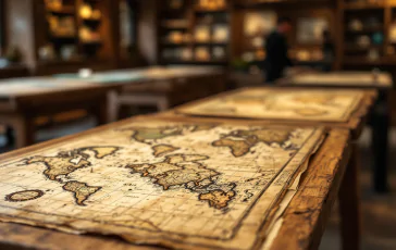 Mappa storica di Roma con innovazioni geografiche