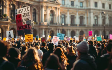 Studentesse della Sapienza protestano contro i femminicidi