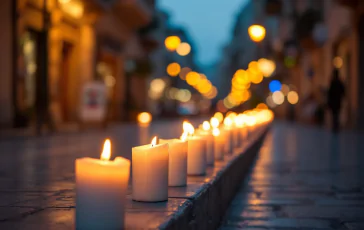 Fiaccolata commemorativa per Sara Campanella