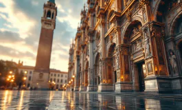 Fedeli in preghiera alla basilica di Santa Maria Maggiore