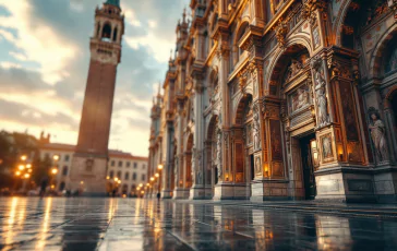 Fedeli in preghiera alla basilica di Santa Maria Maggiore