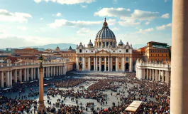 Folla in lutto rende omaggio a Papa Francesco