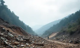Immagine di frane e maltempo in Piemonte
