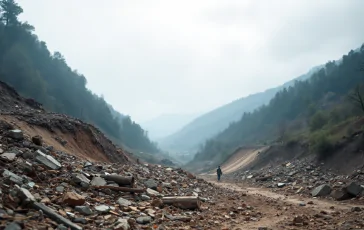 Immagine di frane e maltempo in Piemonte