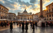 Funerali di Papa Francesco a Roma con folla in lutto