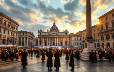 Funerali di Papa Francesco a Roma con folla in lutto