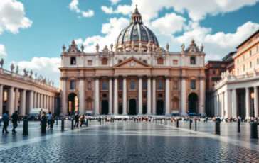 Young people gathered in the square for the canonization of Carlo Acutis