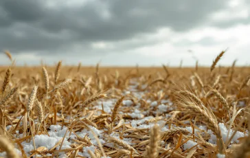 Campagne pugliesi colpite da grandine durante maltempo