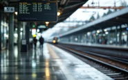 Treni bloccati e passeggeri in attesa in Puglia