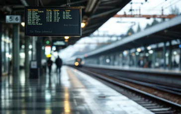 Trains blocked and passengers waiting in Puglia
