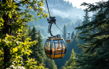 El teleférico de Faito con pasajeros varados de forma segura