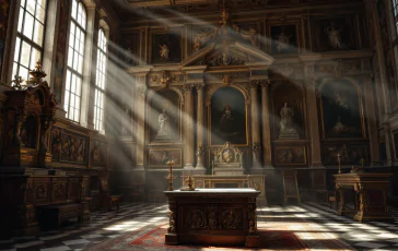 Immagine del conclave per l'elezione del Papa