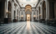 Camerlengo della Chiesa cattolica in cerimonia ufficiale