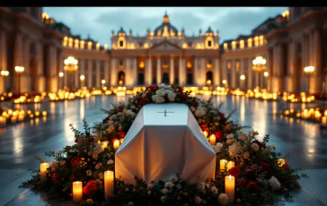 Papst Franziskus grüßt die Gläubigen mit großer Emotion