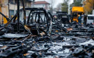 Incendio doloso alla concessionaria Calabria Motori