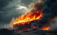 Intervento dei vigili del fuoco su incendio a Dormeletto