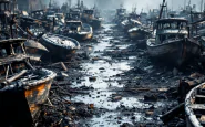 Incendio devastante in rimessaggio a Pozzuoli con natanti distrutti