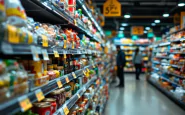 Aumento dei prezzi al supermercato a causa dell'inflazione