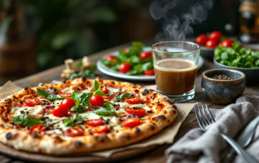 Immagine della tavola di Papa Francesco con piatti tradizionali