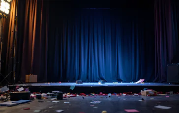 Luca Napolitano durante un'intervista sulla musica