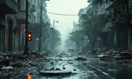 Immagine che mostra i danni causati dal maltempo in Veneto