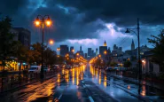 Immagine di nubifragi e allerta meteo in Italia