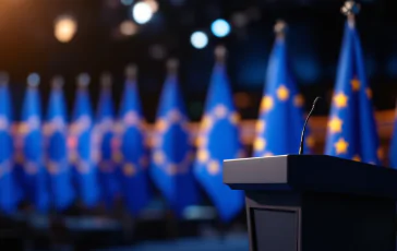 Manfred Weber durante la riconferma alla guida del Ppe