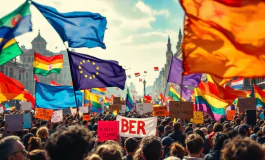 Manifestazione a Genova per la Resistenza e la Liberazione