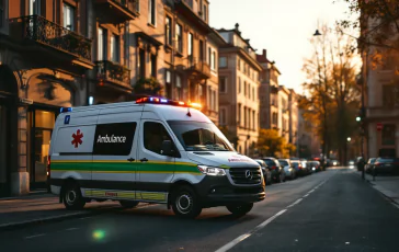Un medico spaventato dopo una minaccia armata a Torino