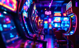 Immagine di una sala giochi deserta a Cesa