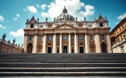 Papa Francesco saluta la folla in Basilica