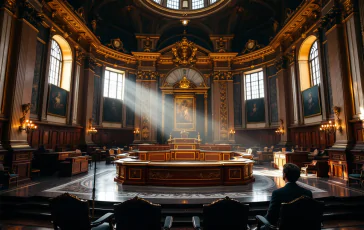 Papst Franziskus spricht im Parlament, Symbol der Einheit und Spaltung