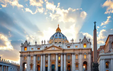 Papa Francesco in visita alla basilica di San Pietro